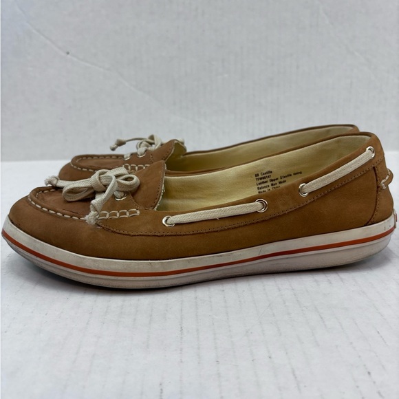 Tommy Bahama Castille Relaxology Brown Slip-On Boat Deck Loafer Woman’s Size 8B - Picture 1 of 7